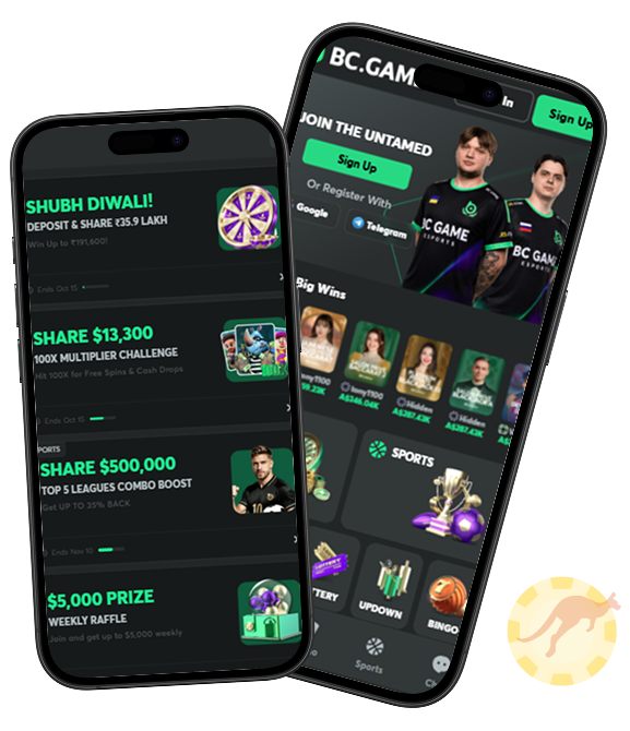 BC Game Casino Australian Player Homepage