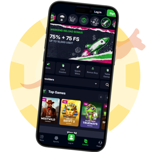 Bets.io Casino Promotions and Rewards Area